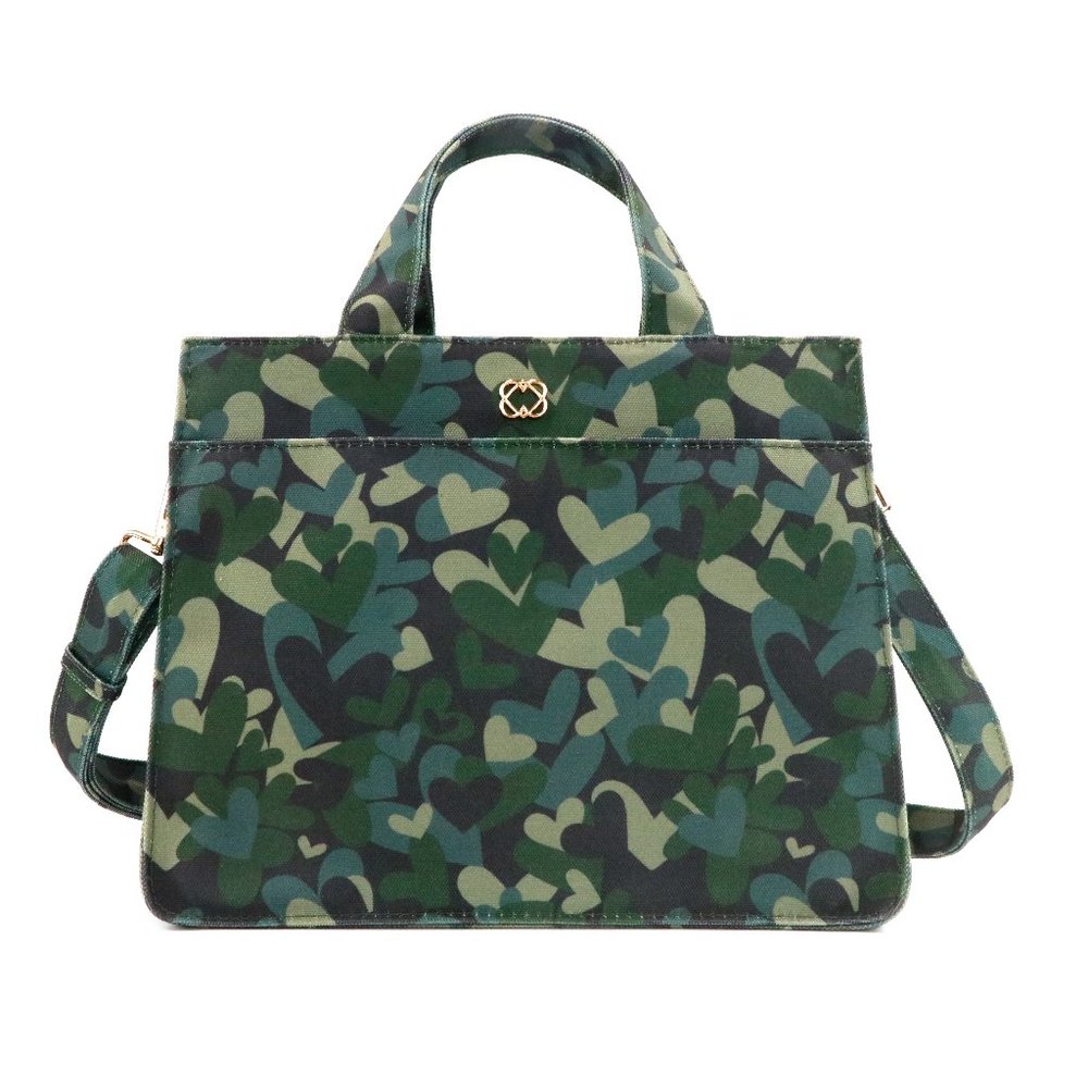 Camo canvas tote